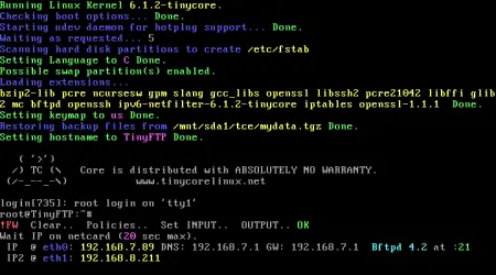 Virtual Micro FTP Server [VirtualBox OVA] [Linux TinyCore] [bFTPd 4.2]