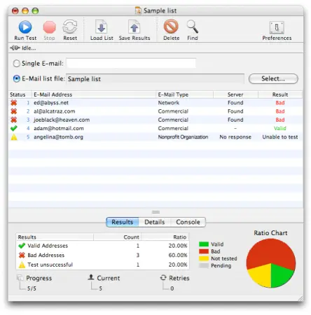 eMail Verifier
