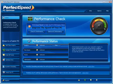 Raxco PerfectSpeed PC Optimizer