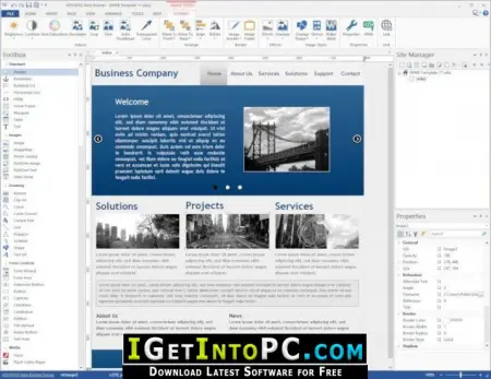 WYSIWYG Web Builder