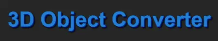 3D Object Converter