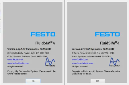 Festo FluidSim pneumatic + hydraulic