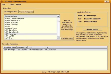 PFConfig