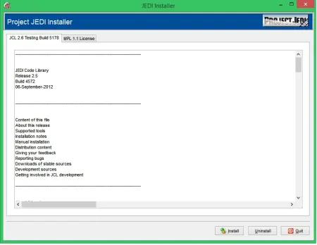 JEDI JCL/JVCL Delphi XE8
