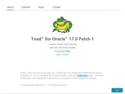 Toad for Oracle Patch1