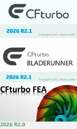 CFTurbo + CFTurbo BladeRunner + CFTurbo FEA